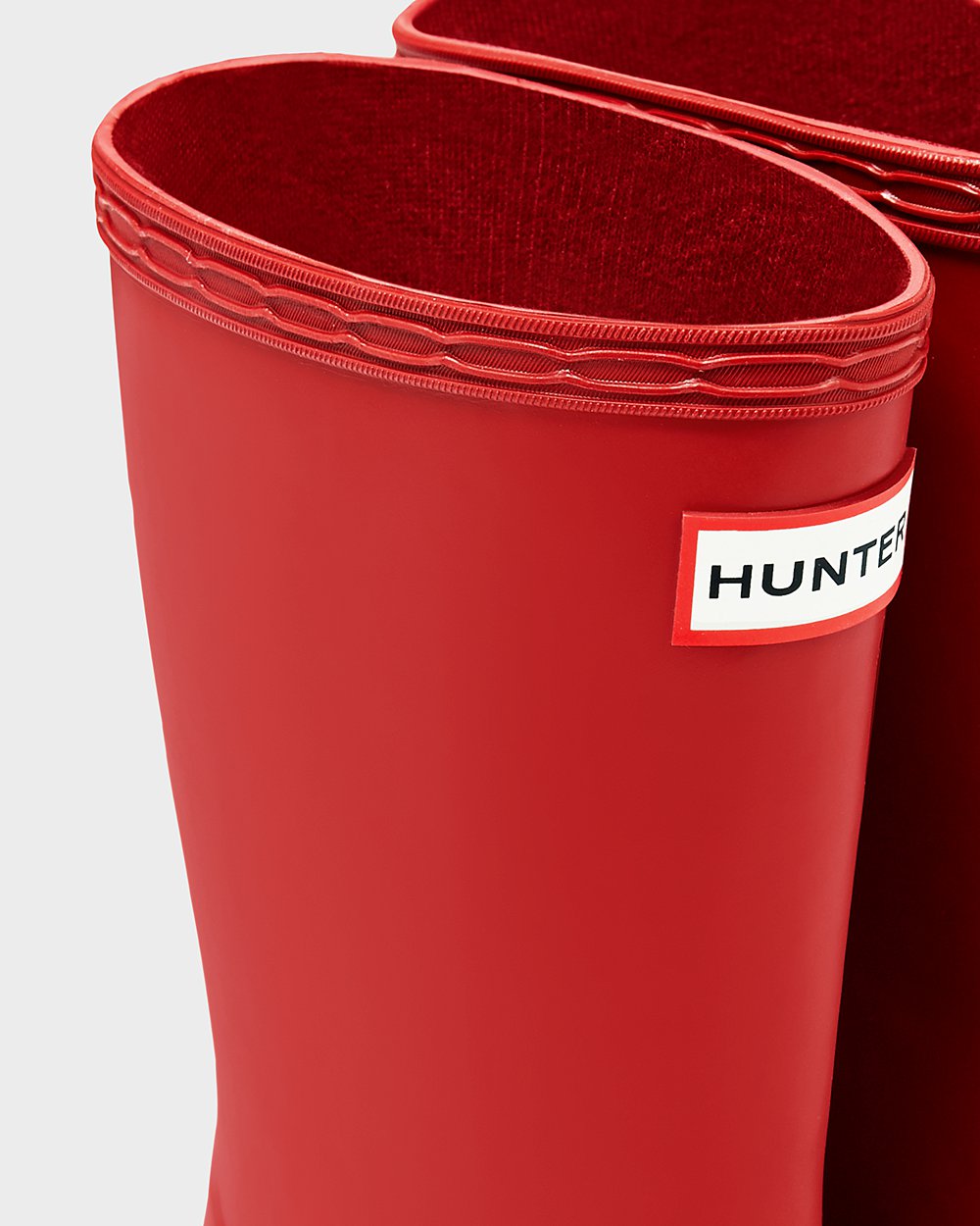 Botas de Lluvia Hunter Niños - Original First Classic - Rojos - ZJSUPXC-21